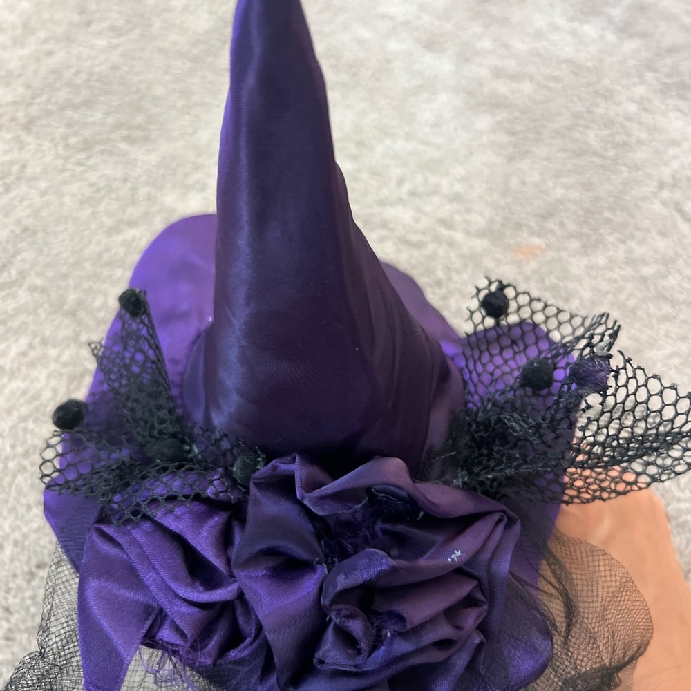 Halloween Witch Headband Hat - Picture 3 of 3
